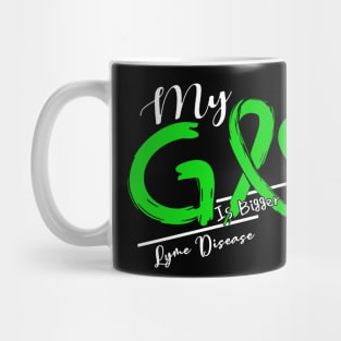 Lyme Disease Awareness My God Is Stronger - In This Family No One Fights Alone Mug